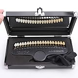 HAMModel Teeth Whitening Shade Guide - 20 Shades Eco-Friendly ABS Plastic, Lightweight & Durable Tooth Color...