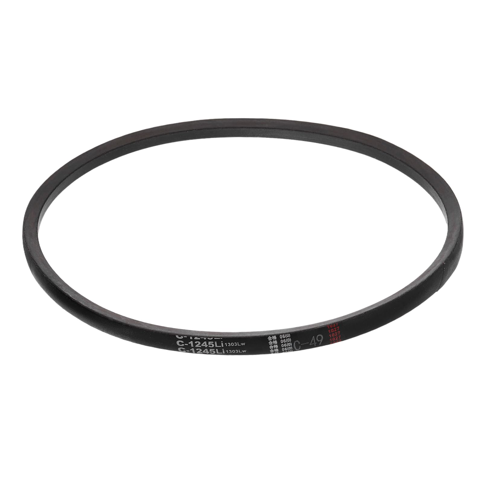 QUARKZMAN C49 Cinghia A V 49 Pollici (1245mm) Circonferenza Interna x 22mm Larghezza x 14mm Altezza, Cinghia A V In Gomma Per Trasmissione Di Potenza