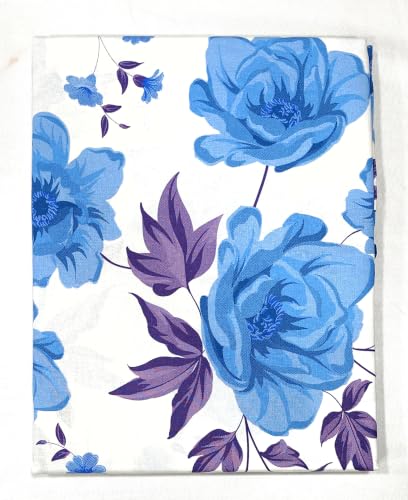 Image of Bombay Dyeing Epigram Printed Single Bed 100% Cotton Bedsheet Collection - (224X150) (L. Blue)