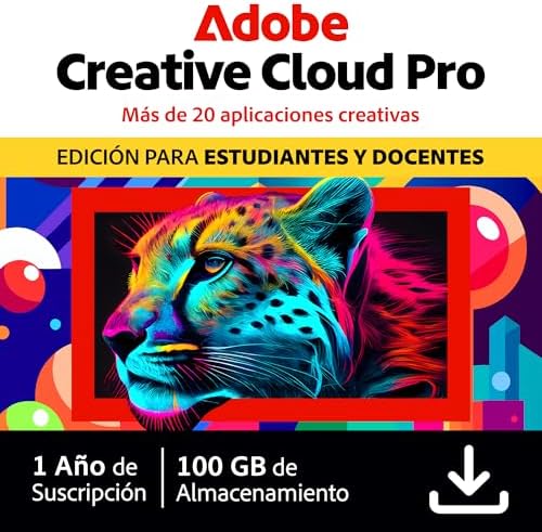 Adobe Creative Cloud Pro para estudiantes y docentes | Software C...