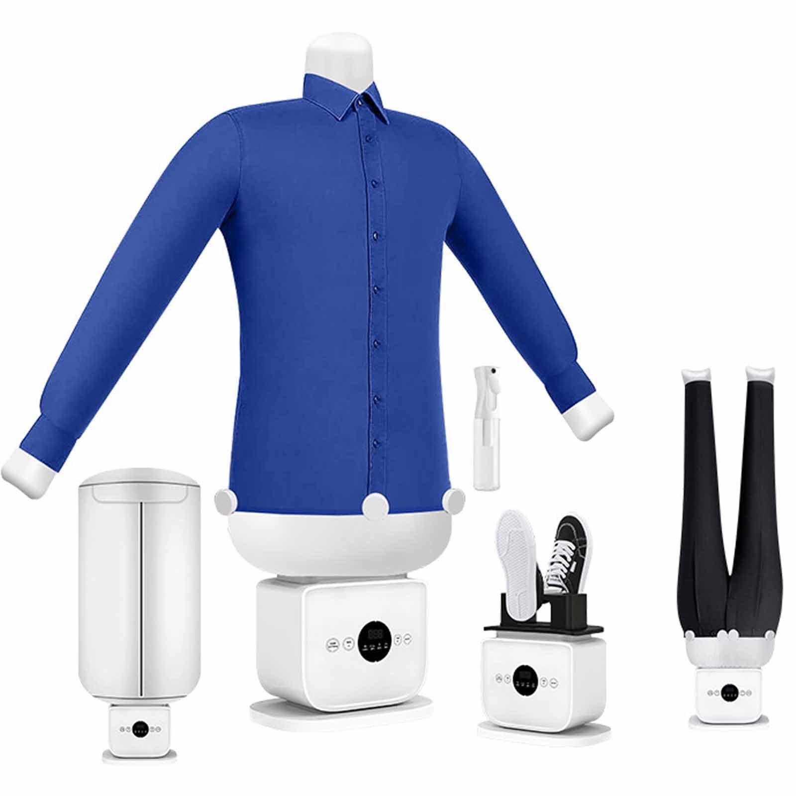 Máquina de Planchar Automática Manos Libres, Secadora de Ropa Inflable con Armario de Vapor Vertical de 360 ​​°, Sistema de Planchado Manos Libres Para Camisas y Pantalones, Control d 4-piece set - 2
