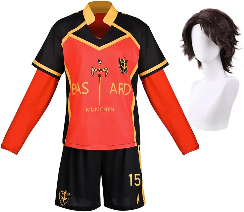 Shidou Ryuusei Anime Cosplay Football Jersey Kits Yukimiya Kenyuu Cosplay Costume Anime Cos for Halloween