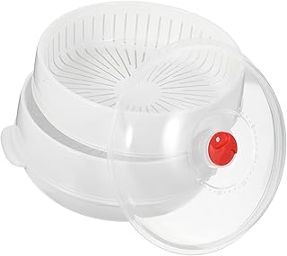 Microwave Vegetable Steamer with Lid Reusable Food Steamer for Convenient Cooking for Steaming Fish Meat and Dumplings Kitchen Tool Capacity