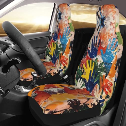 Protector de asiento de coche antideslizante, fundas infantiles universales, pack de 2 2