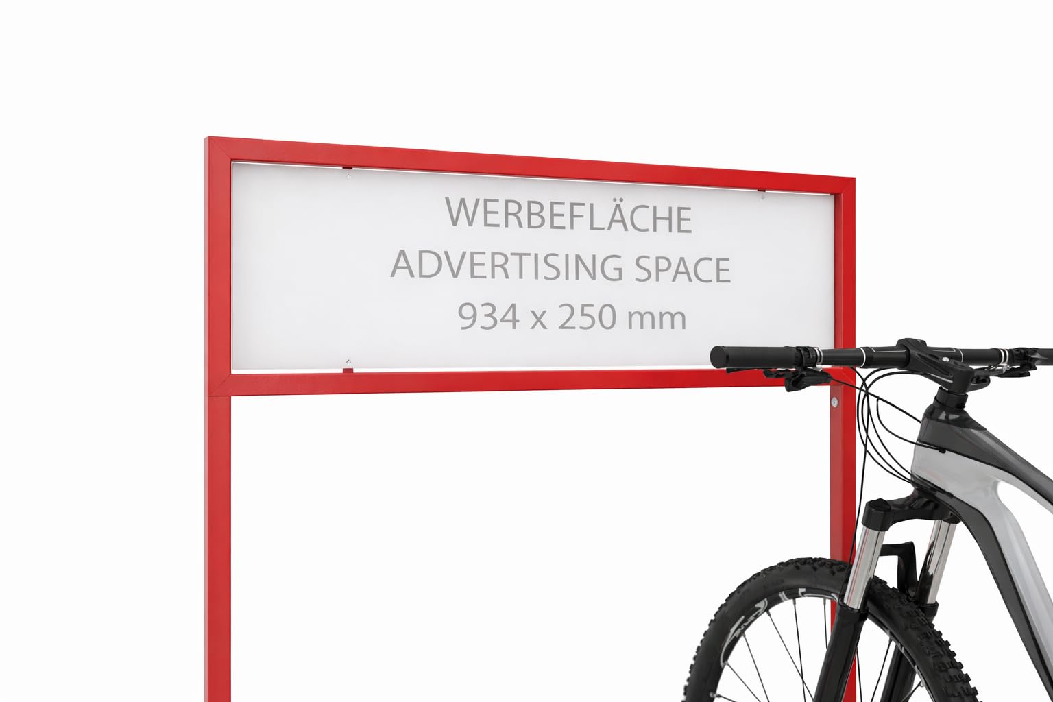 Werbe-Fahrradständer EW 7004 - 4 Einstellplätze