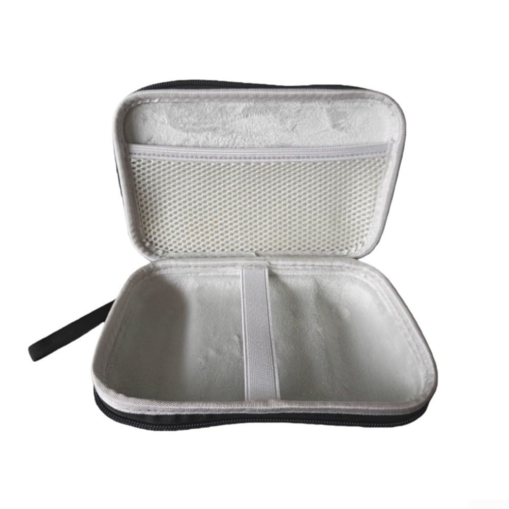 Schwarze Aufbewahrungstasche für Ayn-Thor Handheld-Spielgriff, Stoff-Tragetasche mit Reißverschluss, kompakte Schutzhülle für Gaming-Zubehör, 28 x 13 x 5 cm Organizer