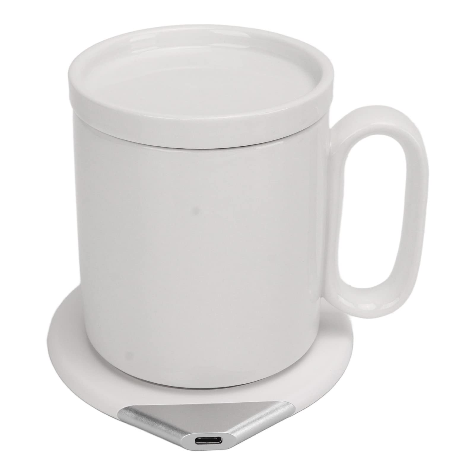 Calentador De Tazas Eléctrico con Carga Inalámbrica Incluye Taza De 350ml Diseño Impermeable Y Seguridad Avanzada para Teléfonos Compatibles con Función De Carga Sin Cables