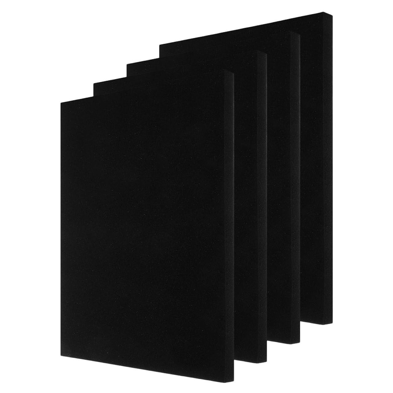 Mousse de calage noire Homoyoyo 405x305x25 mm | Lot de 4 plaques de rembourrage dense