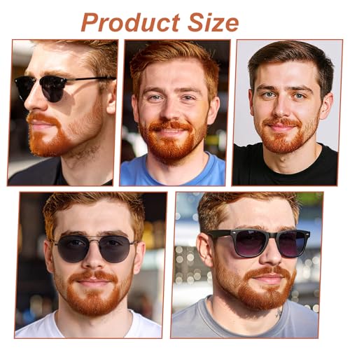 HaiFafafaing Bart Zum Ankleben Realistischer Bärt Gefälschter Bart Unsichtbarer Party Künstlicher Bärt Halloween Lustiger Zubehör Kostümpartys Weihnachtsfeier(Braun)