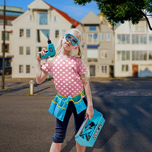 Loyo LOM007 Kids Toys Tool Set - Pretend Play Construction Toy With Tool Box Kids Tool Belt Electronic Toy Drill Construction Accessories Gift For Toddlers Boys Ages 3 thumb #5