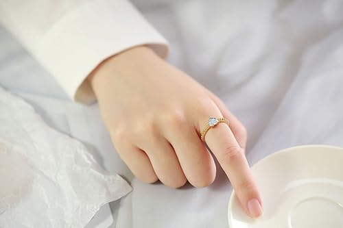 Miniatura 4 de Personalized Matching Rings for Couples Stainless Steel Promise Rings for Couples Set with 2 Rings Engraved Inside and Outside Ring for Men and