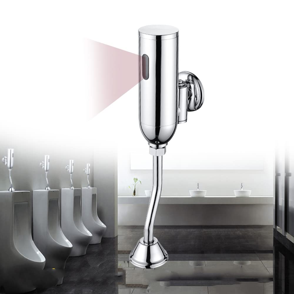 Sensore automatico per orinatoio Touchless rubinetto valvola di lavaggio a parete a infrarossi valvola di lavaggio per bagno WC