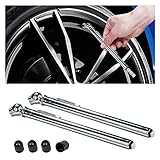 VARGTR 2 Pack Pencil Tire Pressure Gauge, Stainless Steel Stem,Range 10-75psi,Air Gauge Tire...