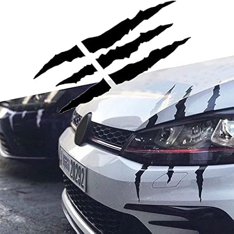 ygmoner Claw Marks Decal 14 x 5inch Car Styling Sticker (Black) Cover