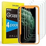 cristal iphone xr ULTRA DELGADO: Sólo 0,26 mm de grosor mantiene la respuesta original de la sensibilidad y la sensación del tácto, desbloquear su iPhone XS/X en la mitad de un segundo con el sensor de la huella digital