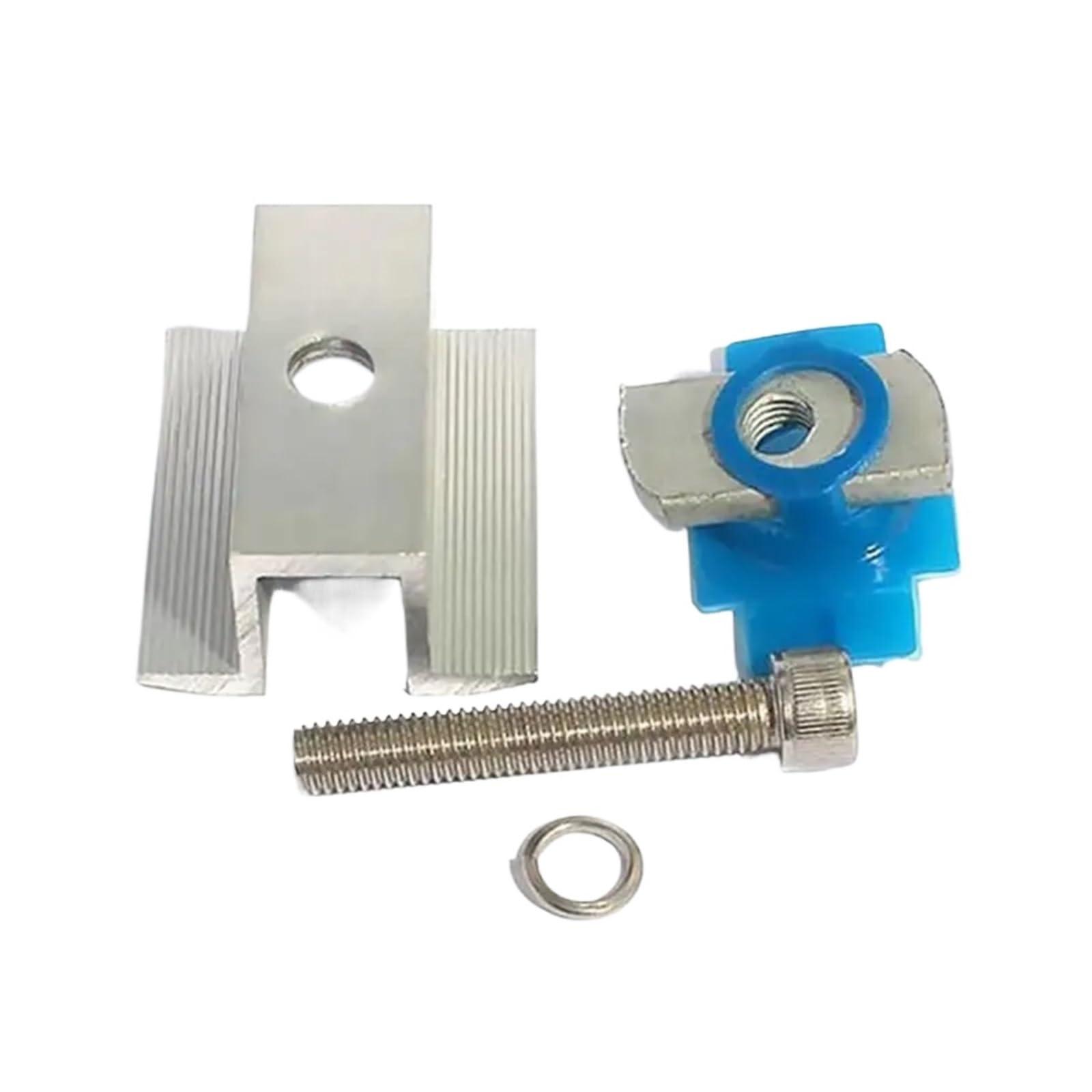Staffe di montaggio per pannello solare, 10 pezzi, staffe di montaggio per pannelli solari, morsetti terminali per guida da 30-40 mm, morsetto di messa a terra regolabile in alluminio (40 mm)