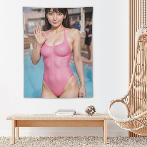 吉岡里帆 (10)グラビア画像写真のタペストリー アートパネル ポスター キャンバスウォールアート現代 印刷 版画 壁掛け 壁の絵 部屋飾り30"x40" [4]