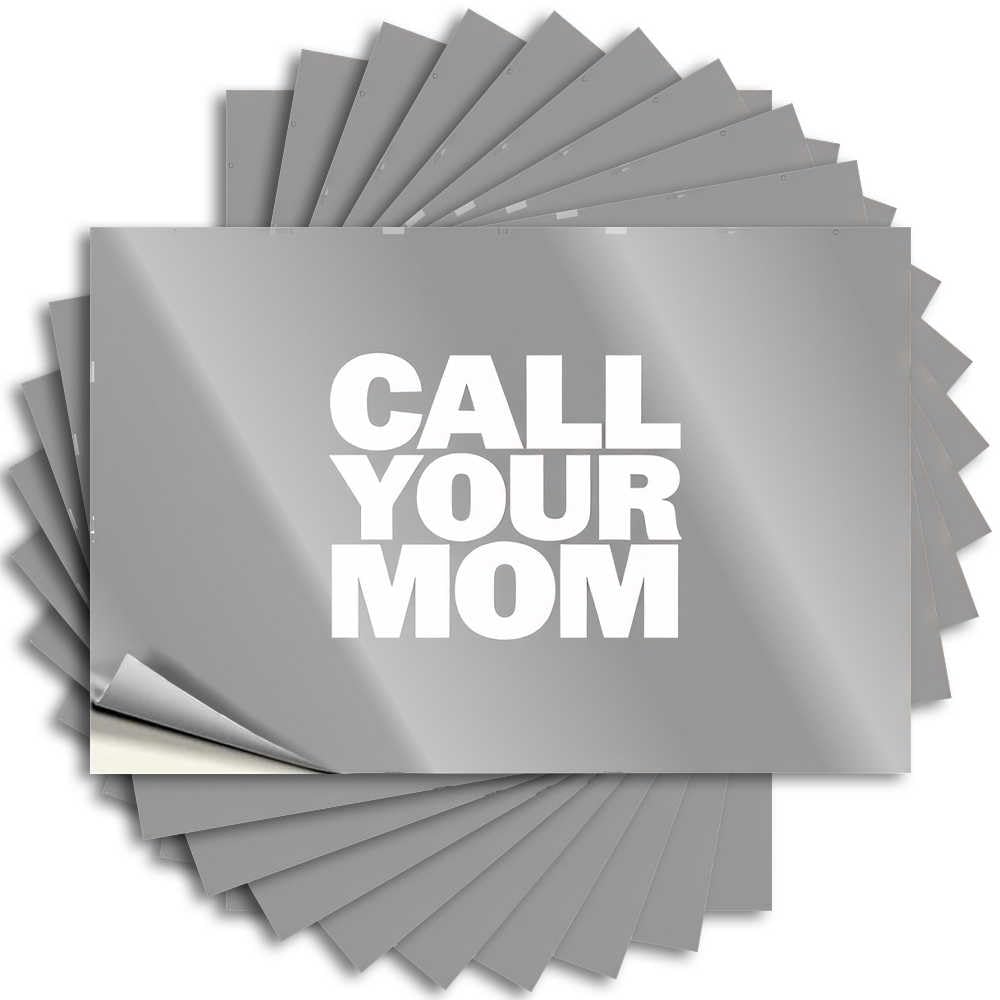 Abipuir Car Accessories Reach: Call Your Mom Today! 10 Car Stickers (12 x 18 cm)
