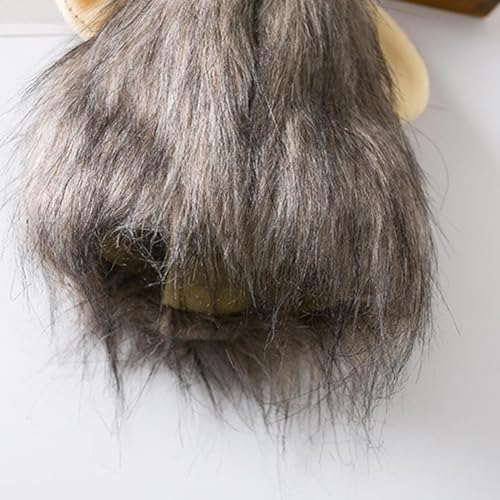 Kumprohu Fantasia de juba de leão para cachorro, peruca de leão para cães | Capacete de leão para ca
