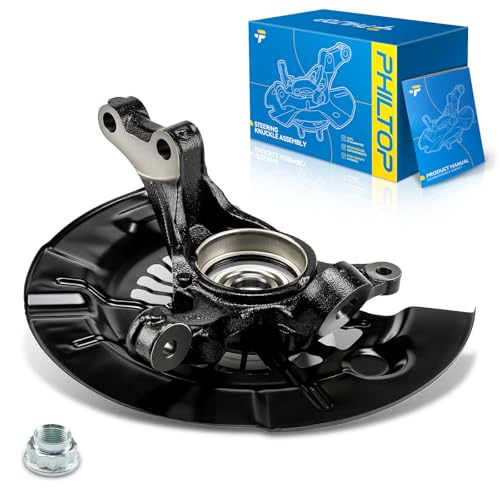 Image of PHILTOP Front Left steering knuckle and hub assembly Compatible with 2012-2017 Toyota camry 2.5L L /LE /XLE,Driver Side