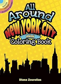 Paperback All Around New York City Mini Coloring Book