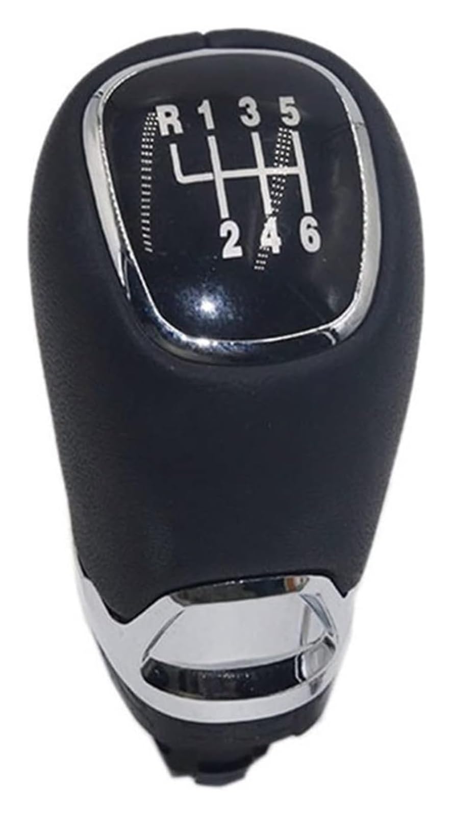 TRASH BIN Car Gear Shift Knob for Skoda for Fabia 2 II MK2 for Combi Scout 2007-2014 Leather 5 6 Speed Car Shift Gear Lever Gaitor(6 Speed Knob)