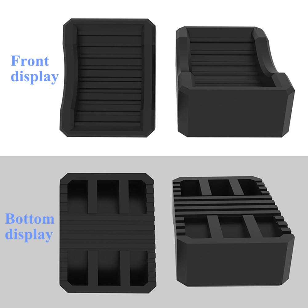 Copas de rueda para muebles/Estufa universal de barbacoa al aire libre, rueda fija antideslizante, tazas de silicona antideslizantes, adecuadas para todas las ruedas pequeñas de 5