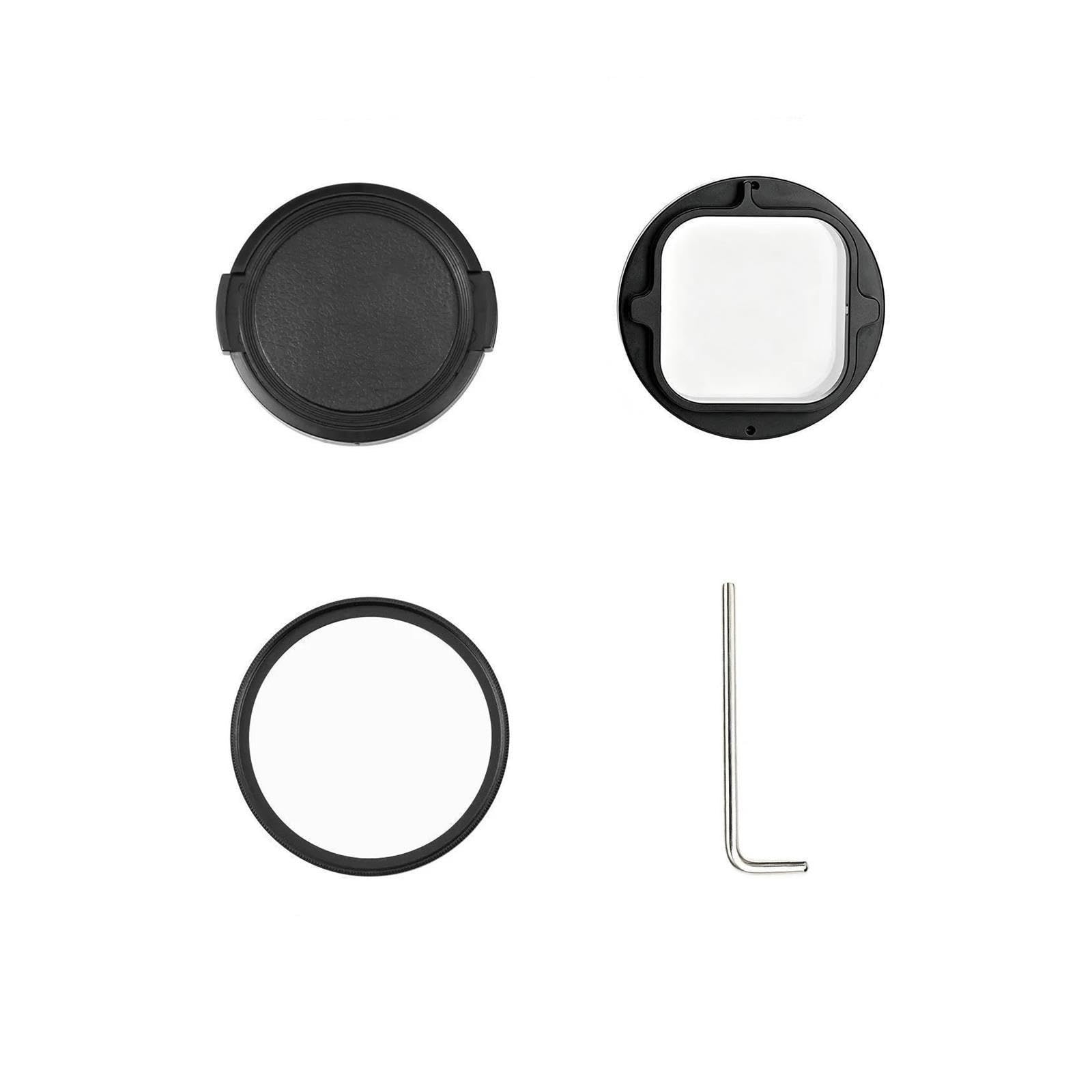 Compatible avec GoPro, Bague d'adaptation de Filtre de 58 mm.