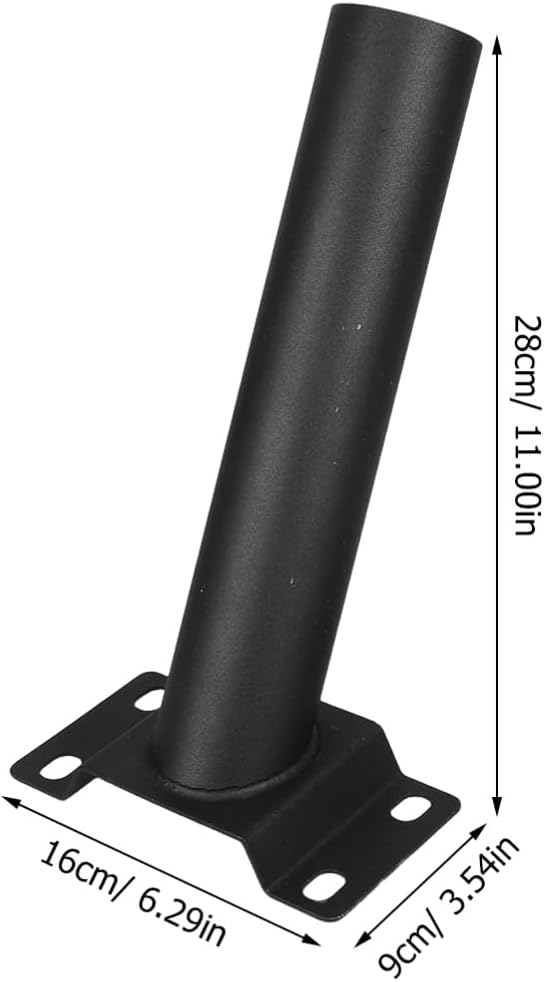 Ciieeo Solar Light Pole Extender for Outdoor Street Lights LED Light Mounting Bracket for Exterior Light Mounting Street Lamp Post