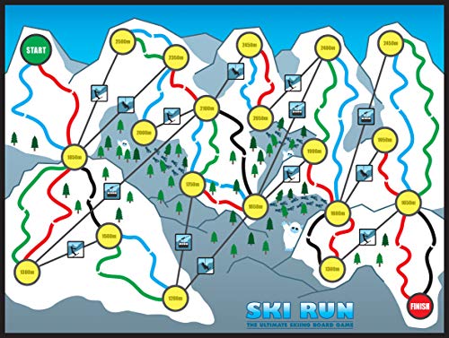 Wild Card Games SKI Run - Juego de mesa de ski para familia miniatura 3