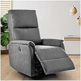 Electric Recliner Chairs, Small Power Recliner Chair on Clearance, Living Room Single Sofa Seat Chai