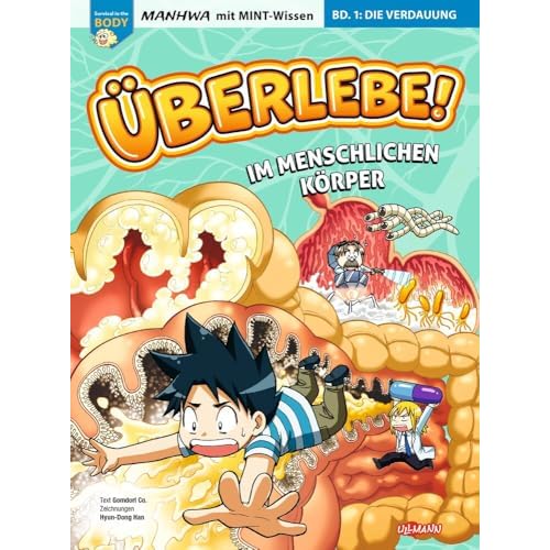 Überlebe! Im menschlichen Körper (Band 1 von 3) サバイバル: Manga mit MINT-Wissen - Survival in the Body für Kinder ab 8 Jahren