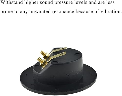 Miniatura 3 de Hahiyo Caja de altavoz redonda de 2.953 in de diámetro Soporte de copa de terminal de presión de sonido más alta Menos resonancia Conecte de forma