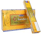  Incienso Natural Serie Satya – Chandan – 15 Grs – Lote de 12 recipientes