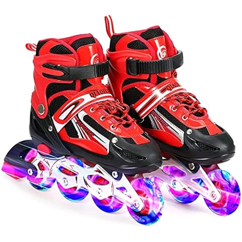 Tante Tina Patines en línea con Luces - Rojo Cover