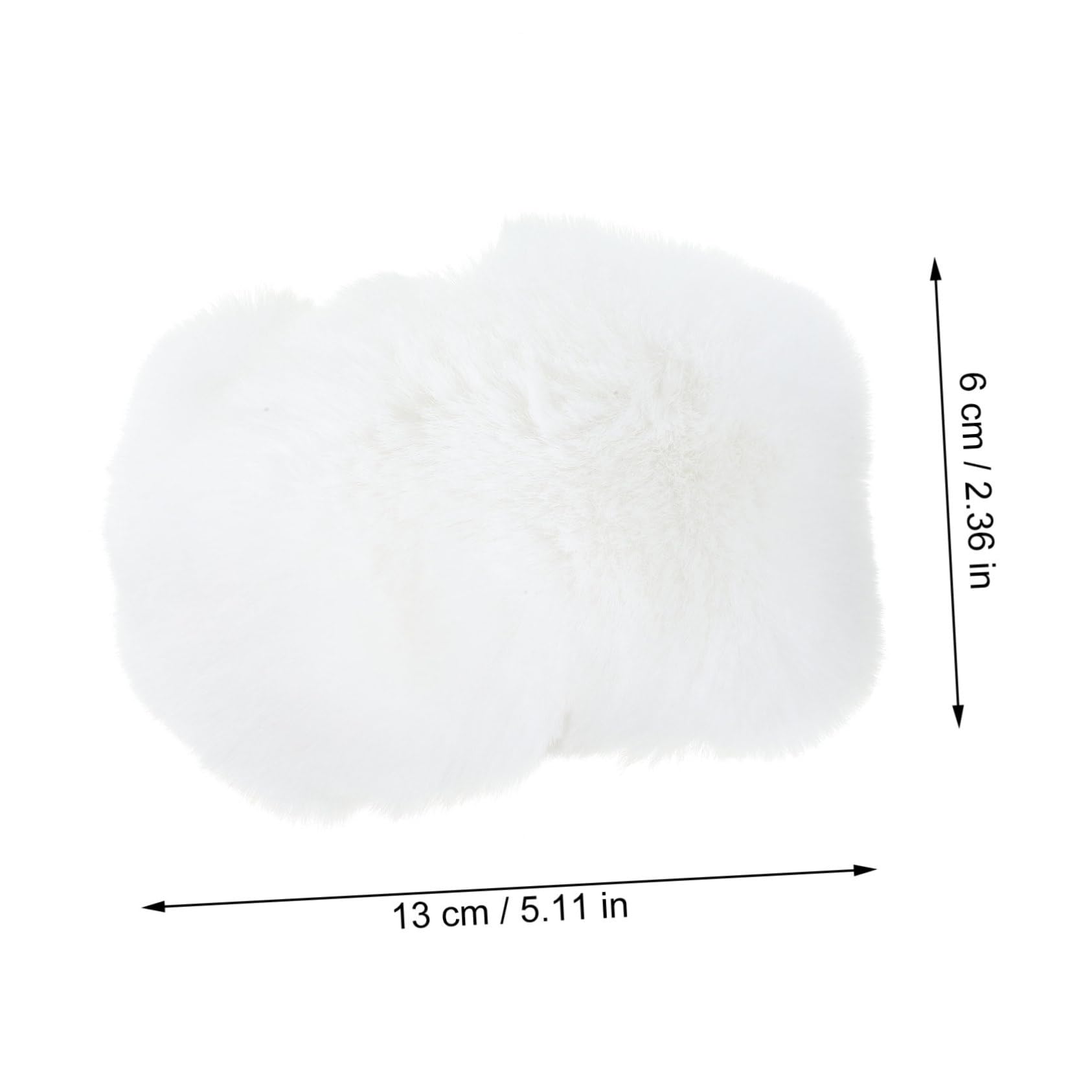 TOVINANNA Winter Warm Cuff Leg Warmer Cover Faux Fur Sleeve Clothing Cuff Decor Oversleeve for Women