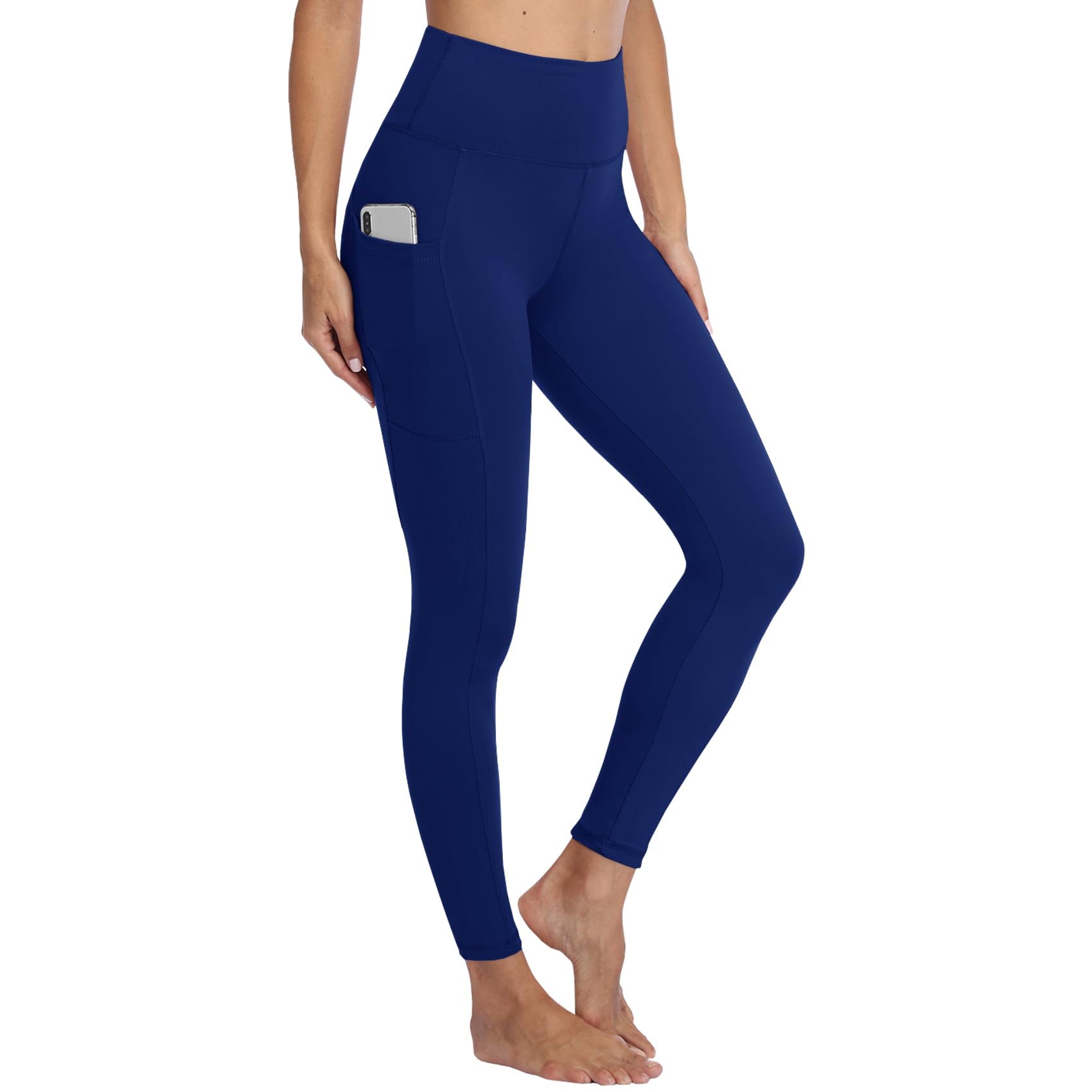 Gayhay Leggings Damen High Waist Sport Leggins mit Taschen Blickdicht Sporthose Lang Hose Bauchweg Laufhose für Sport Yoga Gym