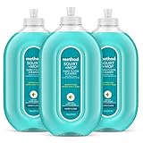 Method Squirt + Mop Hard Floor Cleaner, Spearmint Sage, 25 Ounce, 3 pack, Packaging May Vary