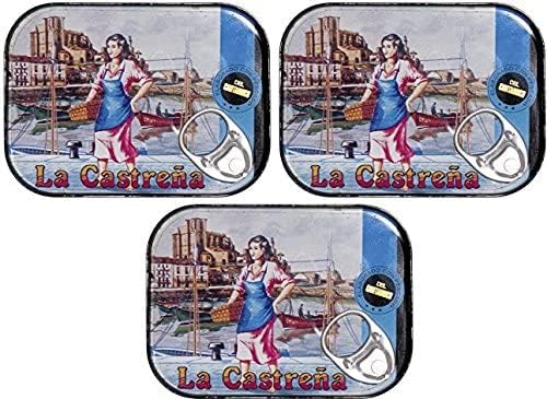 Anchoas del Cantábrico La Castreña RR-60 [PACK 3 LATAS]