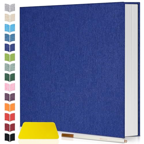 Image of Artfeel Photo Album Self Adhesive Scrapbook,Large Photo Book for 4x6,5x7,8x10 Pictures,DIY Album for Baby Wedding Family Travel Birthday,with Metallic Pen and Scraper