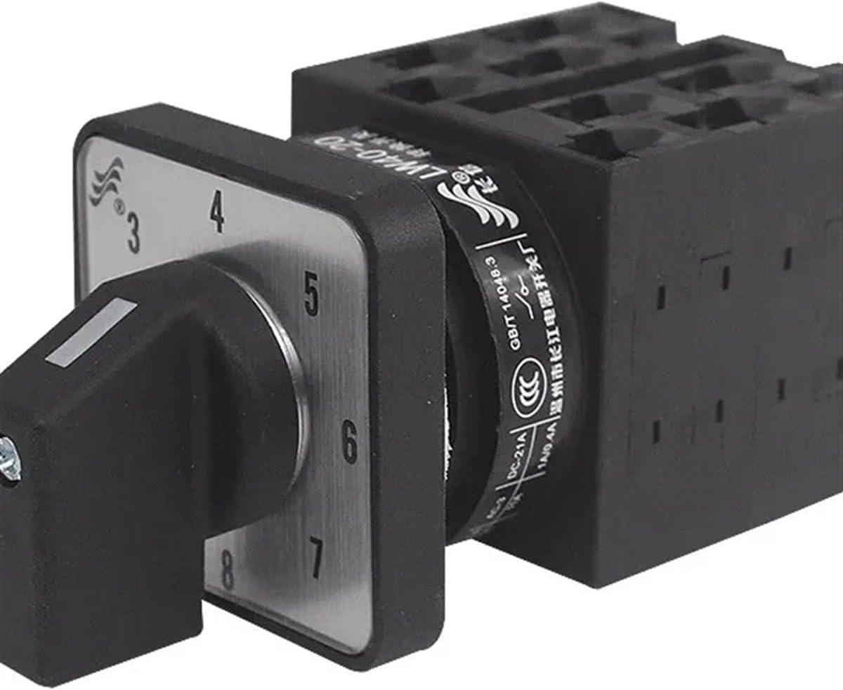 LW42A2-4422/LF774 One-Eighth Single-Wire 8-Way 20A Power Supply Voltage Switching cam Transfer Switch