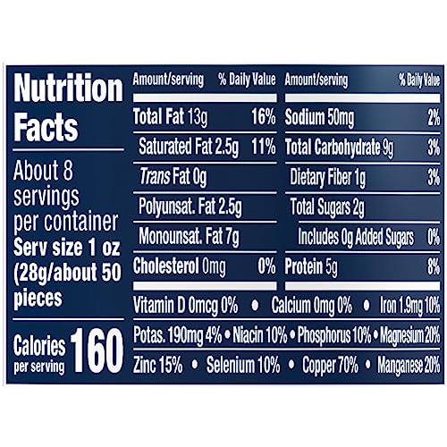 image for PLANTERS Lightly Salted Cashew Halves & Pieces, Party Snacks, Plant-Ba