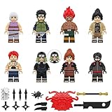 8 Pcs Mini Figures Advent Calendar Collection Figure Set Series Custom Collectible Minifigure,Compatible with Lego Naruto Series,Assorted Figures for Boys and Girls