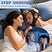 Anti Snoring Chin Strap for Sleeping – Effective Airflow Jaw Strap for Sleep, Comfortable for Snore Stopper & Improve Sleep, Anti Snore Chin Strap for Snoring - Men & Women, Black, M