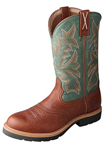 Image of Twisted X Men's 6 inch Work Oblique Toe Boot with CellSole comfort footbed