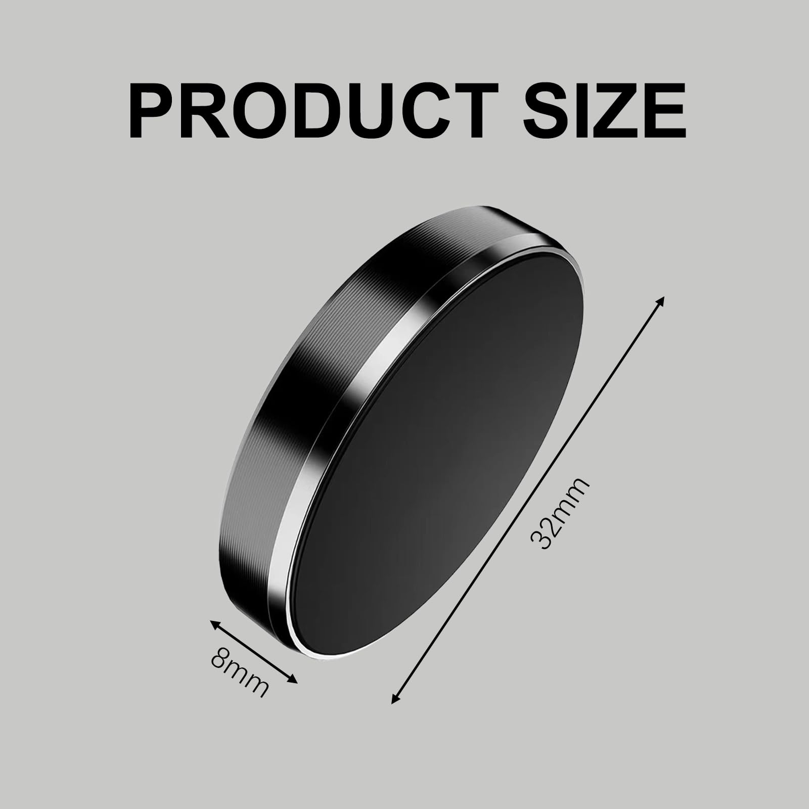 Thoquene Magnete a 3 pezzi per portatile, magnete portatile universale per auto