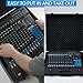 YDEPLVEO Mixer Case for Yamaha MG16XU/ MG20XU | Protective Hard Shell Carrying Storage Gig Bag Case for Mackie ProFX16V3 / Tascam Model 16 with EVA Foam | Fits Mixer Size up to 19.7’’ X 17.4
