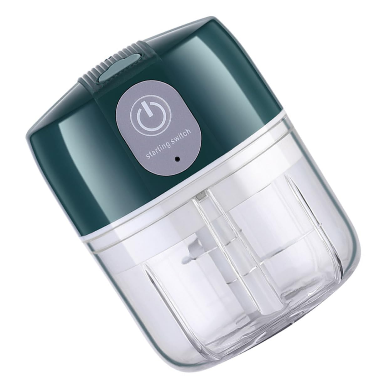PRETYZOOM Elektrischer Kleiner Küchenmixer aus Edelstahl Multifunktionaler Babynahrungsmixer Kompakter Küchenzerkleinerer für Fleisch und Babynahrung Abnehmbarer Behälter Schnelle Zerkleinerung