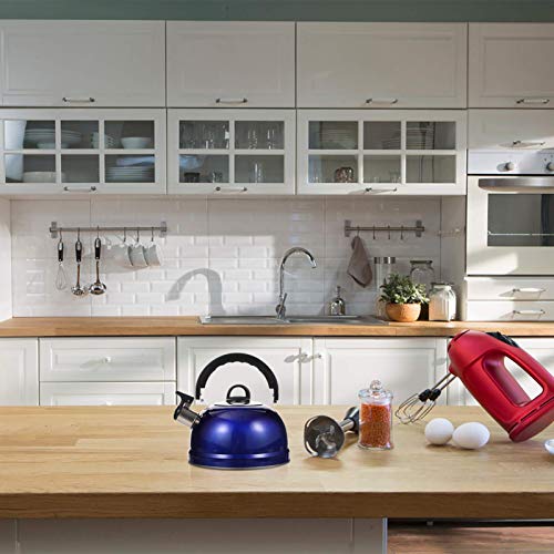 DOITOOL 1. 2L Rvs Whistling Theeketel Kook Water Ketel Klinkende Thee Ketel Fornuis Top Theepot Voor Keuken Thuis Blauw - Image 5