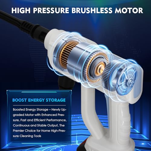 Ykall kabelloser Reiniger im Einsatz auf Terrasse - Detailansicht von Ykall Akku Hochdruckreiniger Test 2026 – Dealfoxx.de